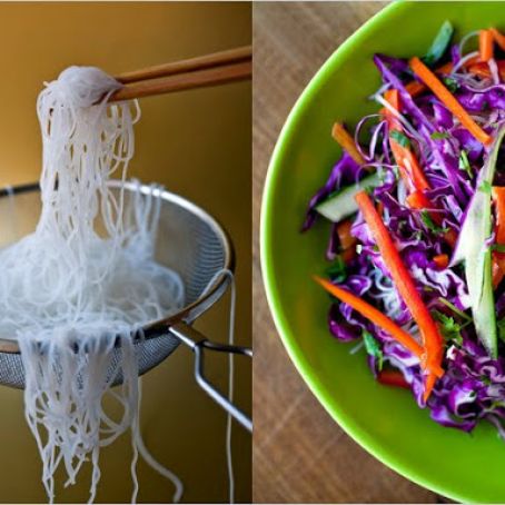 RICE STICK SALAD w/SHREDDED VEGGIES